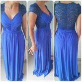 Vestido Azul Royal - Gazela Fashion